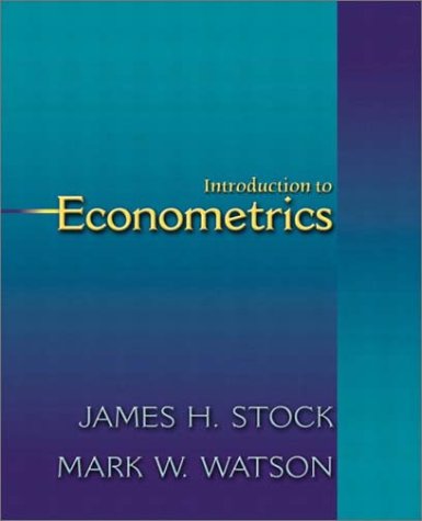 Introduction to Econometrics   2003 9780201715958 Front Cover