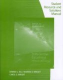 Student Solutions Manual for Zill/Wright's Differential Equations with Boundary-Value Problems, 8th  8th 2013 9781133491958 Front Cover