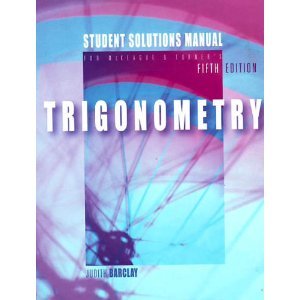 Ssm-Trigonometry 5th 2004 9780534403959 Front Cover