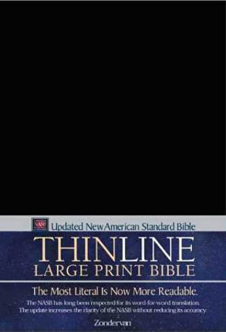 NASB Thinline Bible   1999 (Large Type) 9780310917960 Front Cover