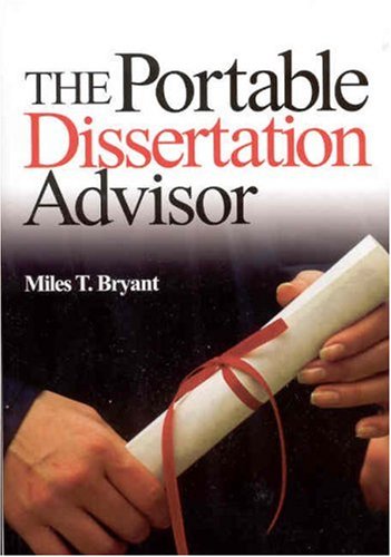 Portable Dissertation Advisor   2004 9780761946960 Front Cover