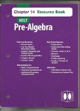 Pre-Algebra Chptr. 14 : Resource Book with Answer Key 4th 9780030696961 Front Cover