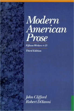 Modern American Prose 15 Writers Plus 15 3rd 1993 9780070113961 Front Cover