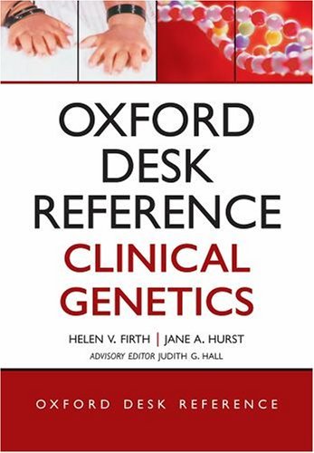 Oxford Desk Reference Clinical Genetics   2005 9780192628961 Front Cover
