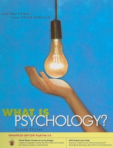 What Is Psychology?  2nd 9780495907961 Front Cover