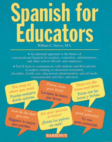Spanish for Educators   1998 9780764104961 Front Cover