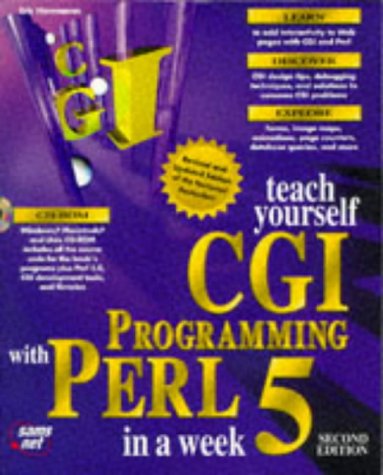 Teach Yourself CGI Programming with Perl 5 in a Week  2nd 1997 9781575211961 Front Cover