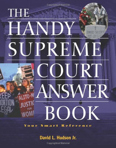 Handy Supreme Court Answer Book  N/A 9781578591961 Front Cover