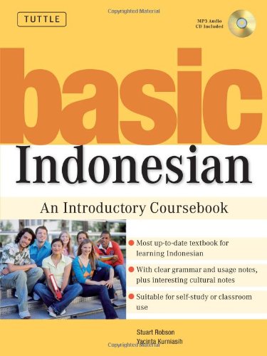 Basic Indonesian An Introductory Coursebook (MP3 Audio CD Included)  2010 9780804838962 Front Cover