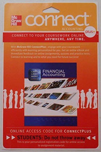 Connect 1-Semester Access Card for Financial Accounting 1st 9780077516963 Front Cover