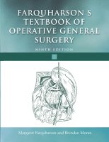 Farquharson's Textbook of Operative General Surgery  9th 2005 (Revised) 9780340814963 Front Cover