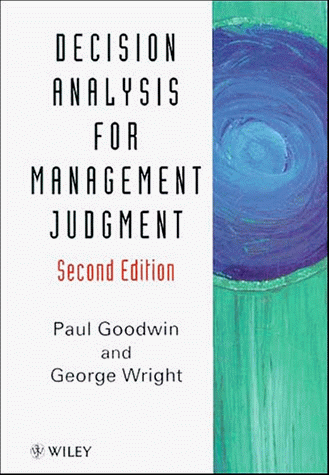 Decision Analysis for Management Judgment  2nd 1998 9780471974963 Front Cover