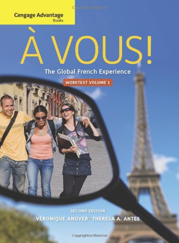 Cengage Advantage: ï¿½ Vous!, Worktext Volume I, Chapters 1-8  2nd 2012 (Revised) 9780495916963 Front Cover