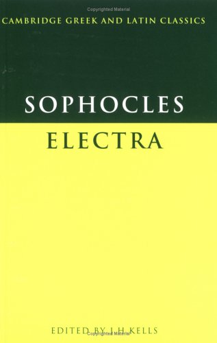 Sophocles Electra  1973 9780521097963 Front Cover