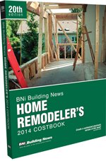 BNI Building News Home Remodeler's Costbook 2014:   2013 9781557017963 Front Cover