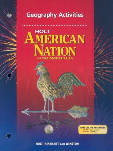 American Nation Modern Era - Geography Activities 3rd 9780030653964 Front Cover