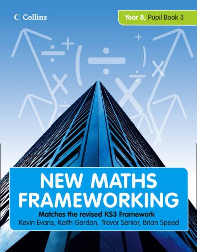 New Maths Frameworking - Year 8  2nd 2008 (Student Manual, Study Guide, etc.) 9780007267965 Front Cover