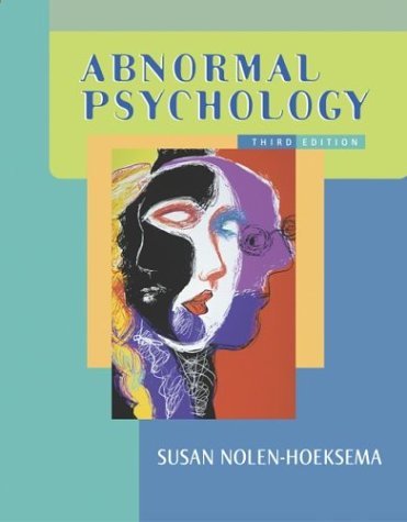 Abnormal Psychology with MindMAP and PowerWeb  3rd 2004 (Revised) 9780072872965 Front Cover