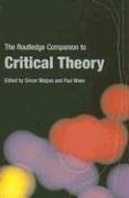 Routledge Companion to Critical Theory   2006 9780415332965 Front Cover