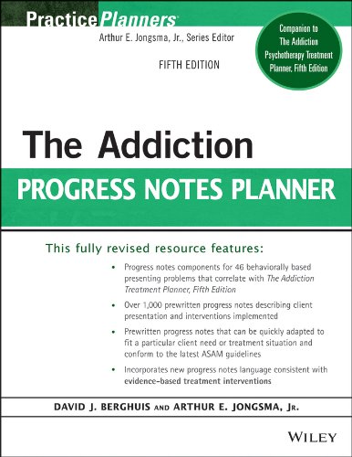Addiction Progress Notes Planner  4th 2015 9781118542965 Front Cover