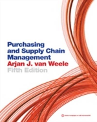 Purchasing and Supply Chain Management Analysis, Strategy, Planning and Practice 5th 2010 9781408018965 Front Cover