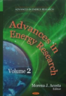 Advances in Energy Research:  2010 9781617289965 Front Cover