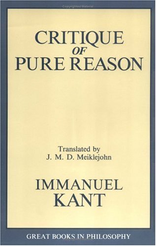Critique of Pure Reason  Unabridged  9780879755966 Front Cover