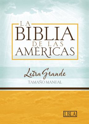 LBLA Biblia Letra Grande Tamaï¿½o Manual, Negro Piel Fabricada Con ï¿½ndice   2008 9781586403966 Front Cover