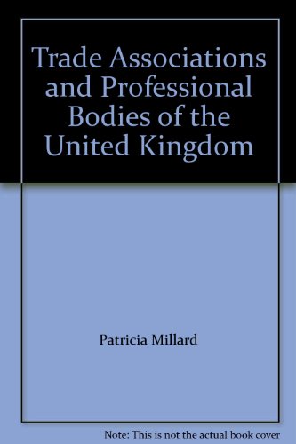 Trade Associations and Professional Bodies of the United Kingdom 7th 1971 9780080165967 Front Cover
