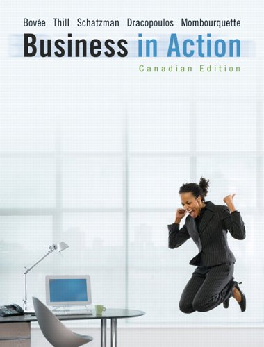 BUSINESS IN ACTION >CANADIAN< 1st 9780130390967 Front Cover