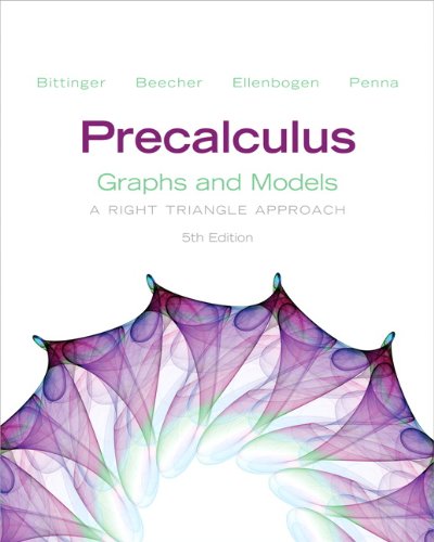 Precalculus Graphs and Models 5th 2013 (Revised) 9780321783967 Front Cover