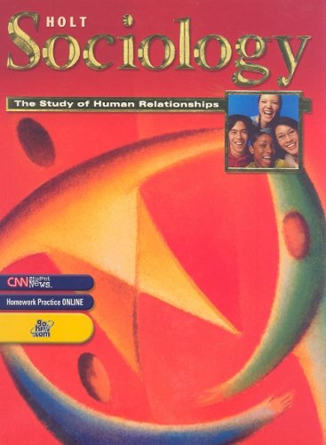 Sociology The Study of Human Relations 5th (Student Manual, Study Guide, etc.) 9780030374968 Front Cover