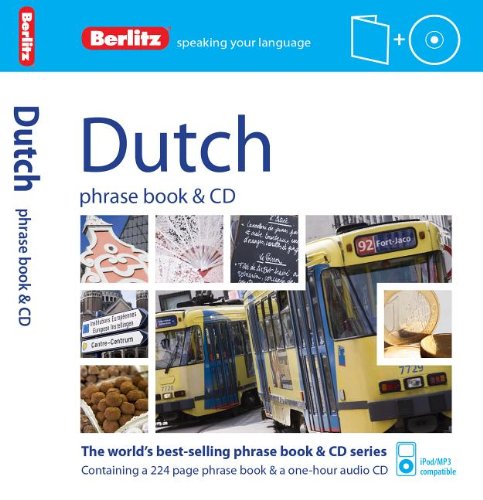 Berlitz Dutch Phrase Book and CD  4th 2013 9781780043968 Front Cover