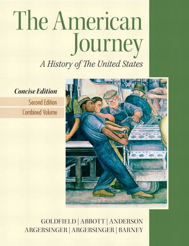 American Journey, Volume 2 A History of the United States 2nd 2012 (Revised) 9780205214969 Front Cover