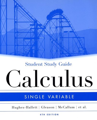 Calculus Single Variable 4th 2005 9780471659969 Front Cover