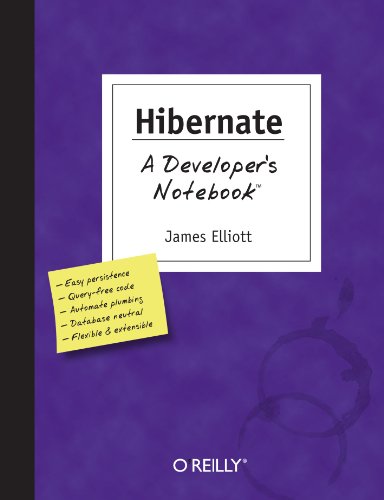 Hibernate: a Developer's Notebook A Developer's Notebook  2004 9780596006969 Front Cover