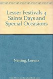 Lesser Festivals No. 4 : Saints' Days and Special Occasions N/A 9780800613969 Front Cover