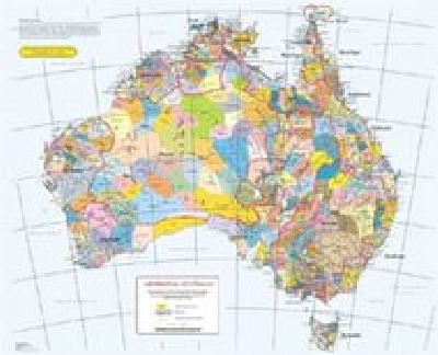 Aboriginal Australia Wall Map  N/A 9780855754969 Front Cover