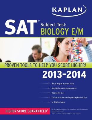 Kaplan SAT Subject Test Biology E/M 2013-2014  Revised  9781609785970 Front Cover