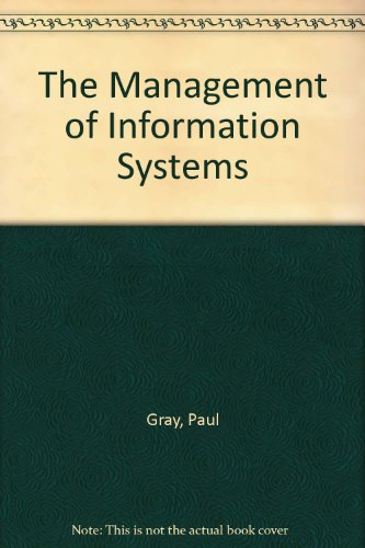 Management of Information Systems  1989 9780030215971 Front Cover