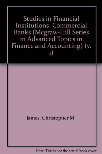 Studies in Financial Institutions : Commercial Banks  1994 9780070323971 Front Cover