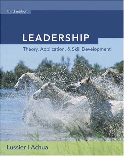 Leadership  3rd 2007 9780324316971 Front Cover