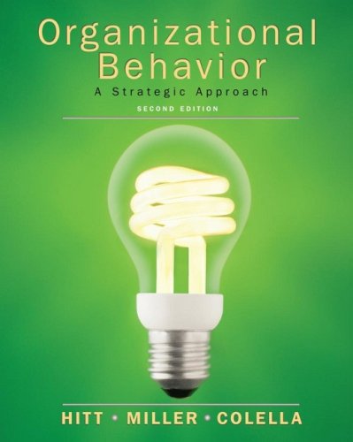 Organizational Behavior A Strategic Approach 2nd 2009 9780470086971 Front Cover