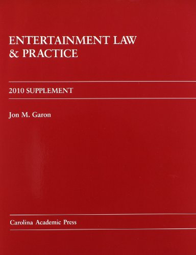 Entertainment Law and Practice: 2010 Supplement  2010 9781594608971 Front Cover