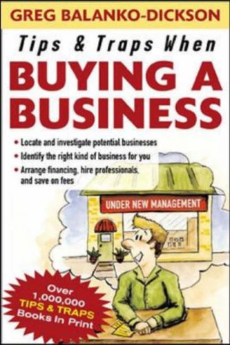 Tips and Traps When Buying a Business   2006 9780071457972 Front Cover