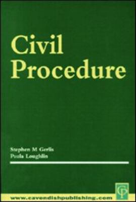 Civil Procedure   2001 9781859414972 Front Cover