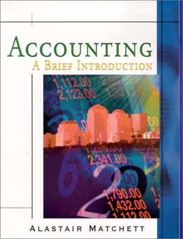Accounting A Brief Introduction  2002 9780324130973 Front Cover