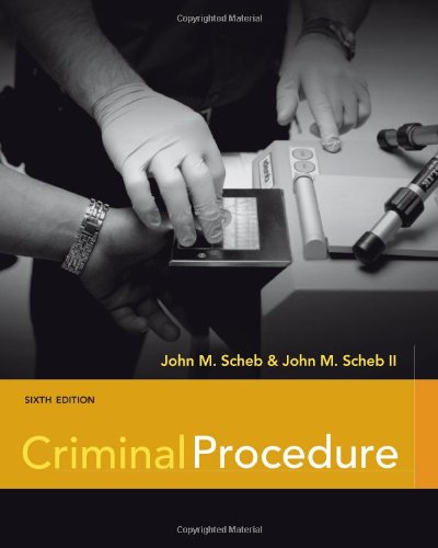 Criminal Procedure  6th 2012 9781111346973 Front Cover