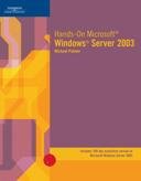 Hands-on Microsoft Windows Server 2003   2004 9781423902973 Front Cover