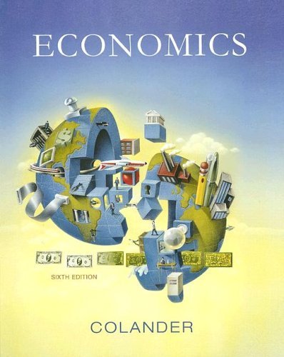 Economics  6th 2006 (Revised) 9780073222974 Front Cover